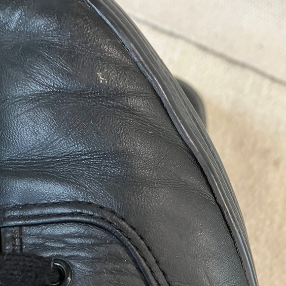 Keds Women’s size 8 1/2  Black Leather lace-up loafers / Sneakers - Picture 13 of 15